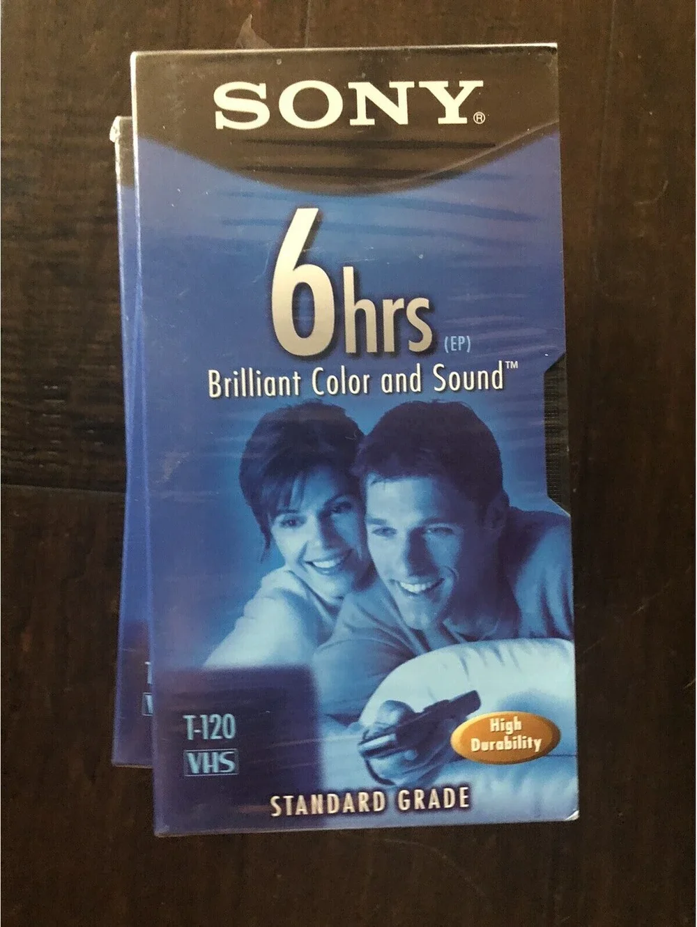 New Sony 6 Hrs VHS Tapes 5pc Blank Cassettes Standard.